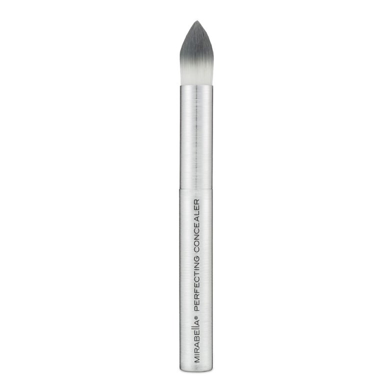 Mirabella Perfecting Concealer Brush Premium Professional Makeup Brush Collection CrueltyFree Synthetic Bristle Brush HandSculpted Brushed Aluminum Handle Luxury Blending Brush for Makeup
