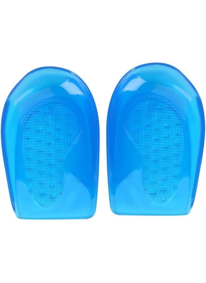 silvercnc Silicone Gel Heel Cups, O/X Leg Bow Legs Correction Insoles(L4146) 