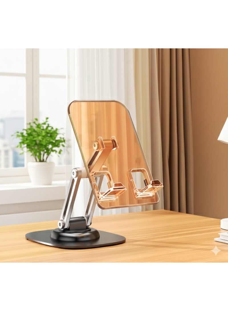 Foldable premium desktop stand, providing high stability and a comfortable viewing angle for everyday use. - Image 1