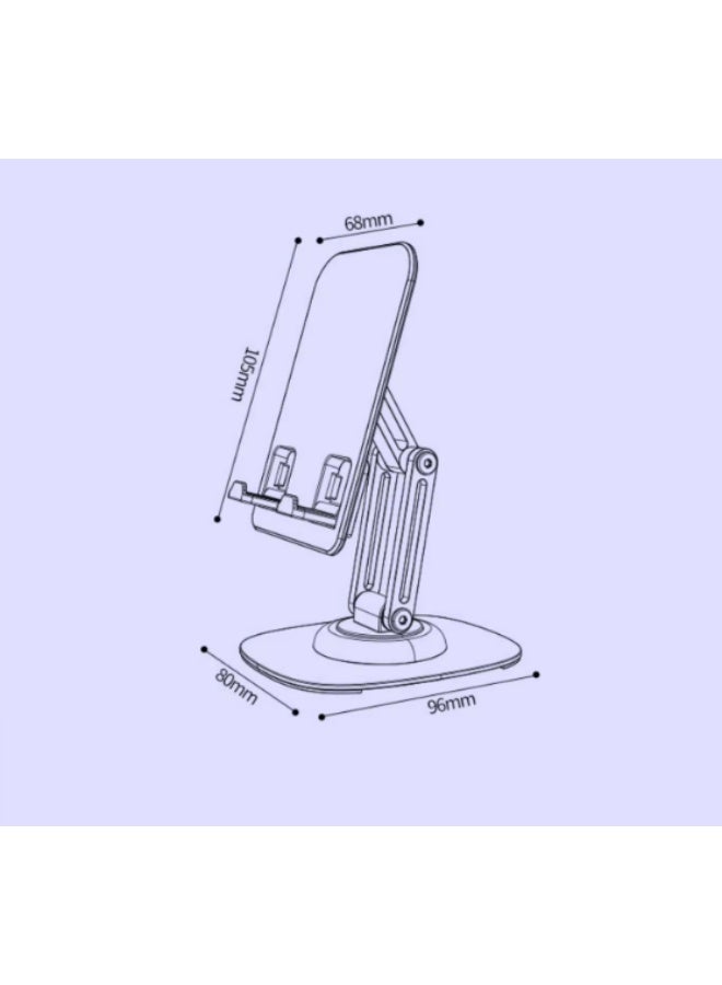 Foldable premium desktop stand, providing high stability and a comfortable viewing angle for everyday use. - Image 5