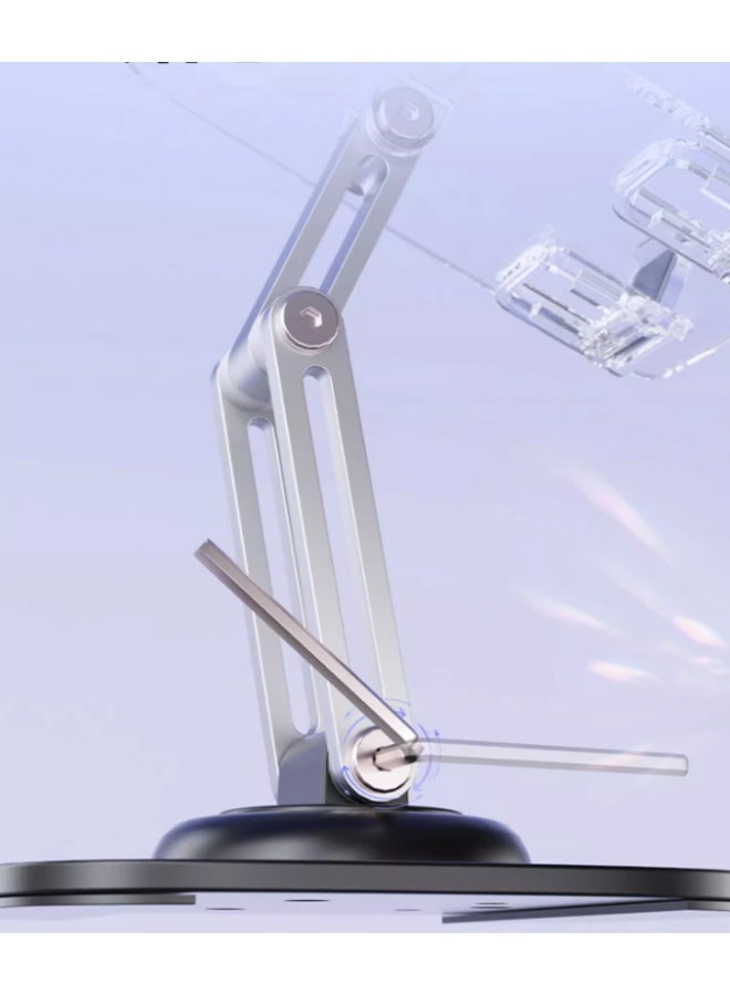 Foldable premium desktop stand, providing high stability and a comfortable viewing angle for everyday use. - Image 4