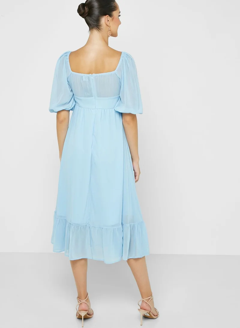 ELLA Puff Sleeve Dress