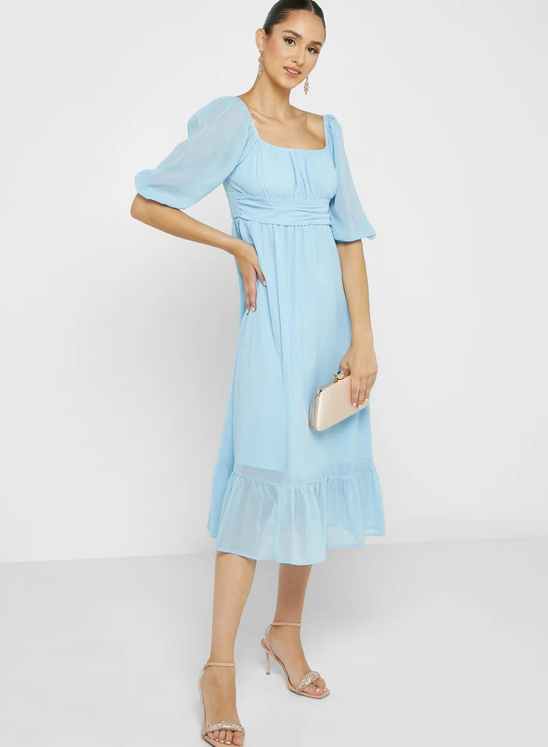 ELLA Puff Sleeve Dress
