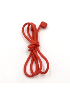 Generic For Apple Bluetooth Headset Anti-lost Rope Magnetic Headset Anti-lost Rope Airpods Wireless Silicone Anti-lost Lanyard-Color:Big Red-Applicable Model:Magnetic Suction Anti-lost Rope (pearlescent Bag  - Image 1
