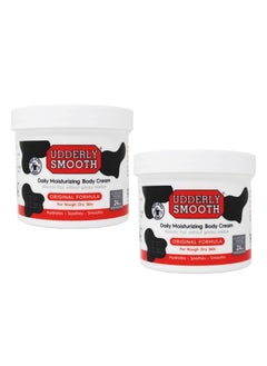 Udderly Smooth Udderly Smooth Body Cream Skin Moisturizer, 10 Ounce (Pack of 2)  - Image 1