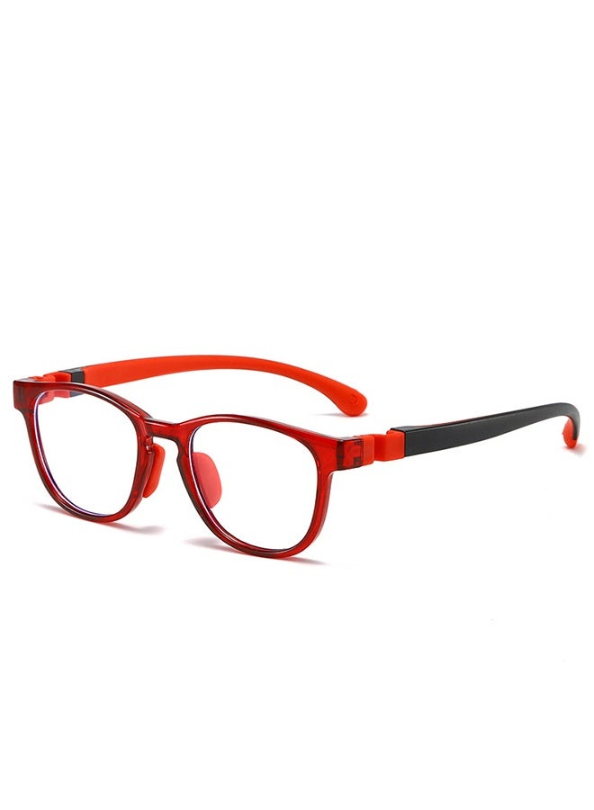 Happy D Anti-Blue Light Blocking Glasses Kids Anti Glare Eyestrain UV TV Phone Children Silicone Safety Eyewear for Boys and Girls Age 3-12 - Image 1