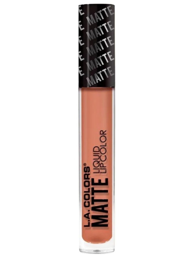LA Colors L.A. Colors Matte Liquid Lip Color Long Wearing Cuddies 4g  - Image 1