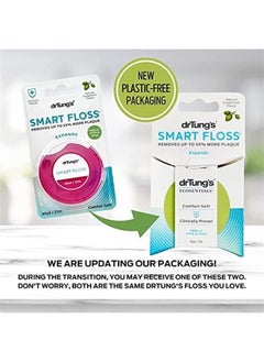 drTung's DrTung's Smart Floss, 30 yds, Dental Floss - Natural Cardamom Flavor Colors May Vary (3 Pack)  - Image 2