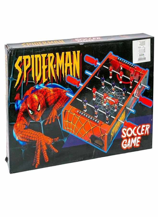 null - Spiderman Wooden Soccer Game - 235S - Image 1