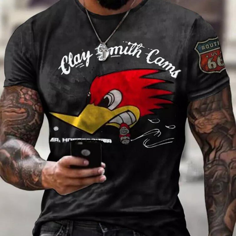 Men's T-Shirt Black 3XL