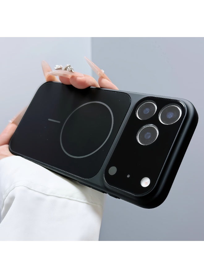 بورتوني جراب Magsafe لهاتف iPhone 15 Pro Max رفيع للغاية مع غطاء Mate لحماية الكاميرا لهاتف iPhone 15 Pro Max بتصميم نحيف، جراب هاتف صلب لهاتف iPhone 15 Pro Max مقاس 6.7 بوصة - Image 5