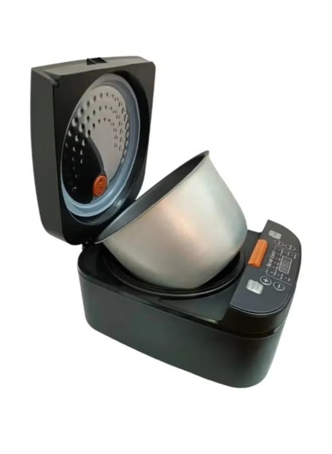 سيلفر كريست Silver Crest 5L Smart Electric Rice Cooker | 900W Powerful Multi-Function Cooker with Non-Stick Inner Pot | Fuzzy Logic Technology for Perfect Rice, Porridge, Steam & More | 9 Smart Cooking Menus | Compact Design for Easy Kitchen Use - Image 3