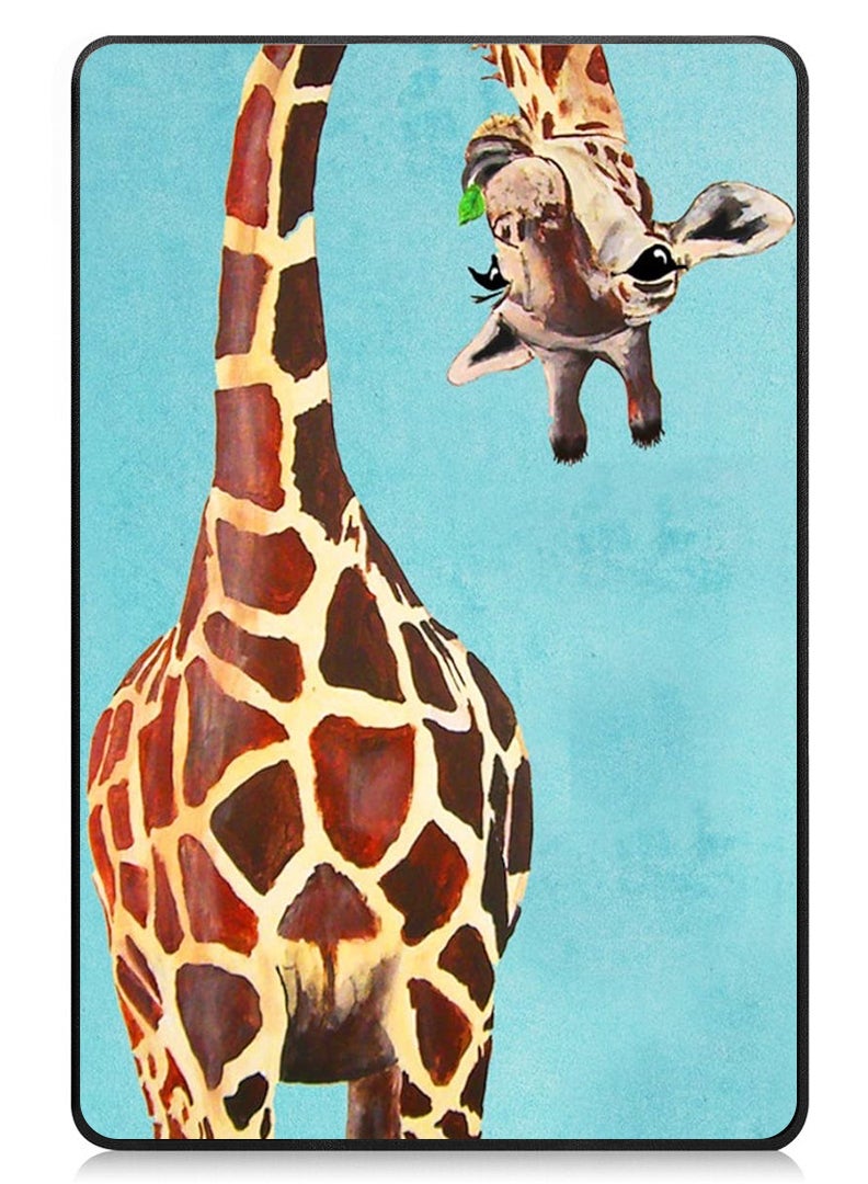 Theodor Protective Flip Case For Apple iPad Pro 11 (2024) With Trifold Stand Auto Wake Sleep Shockproof Cover Giraffe  - Image 1