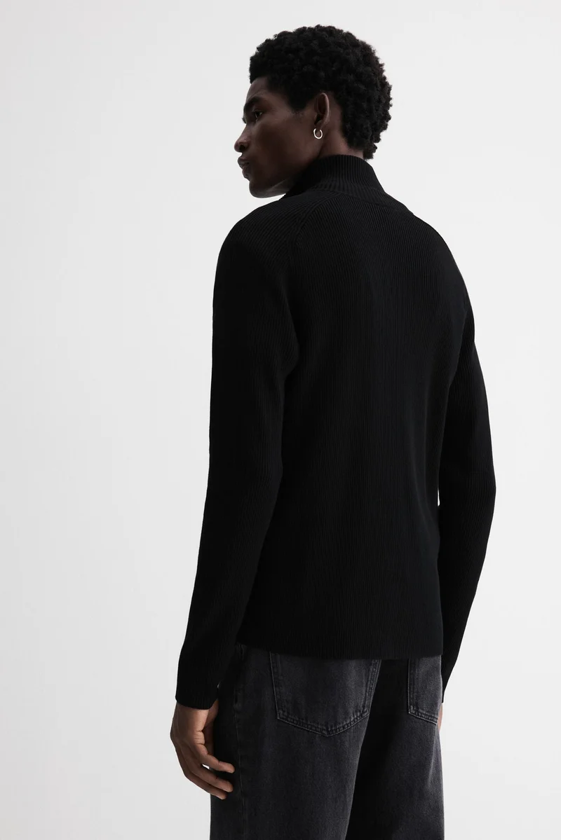 H&M  Slim Fit Zip-through cardigan for Men | Best Price UAE