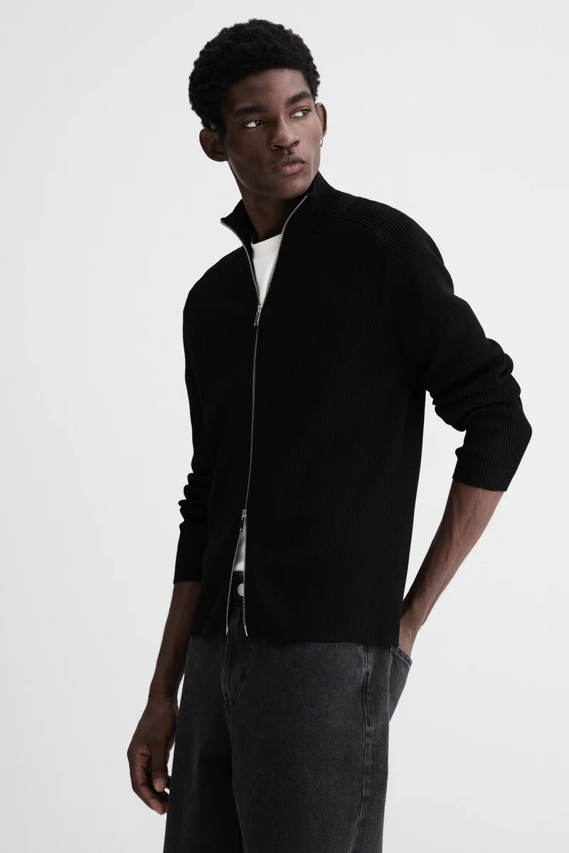 H&M Slim Fit Zip-through cardigan
