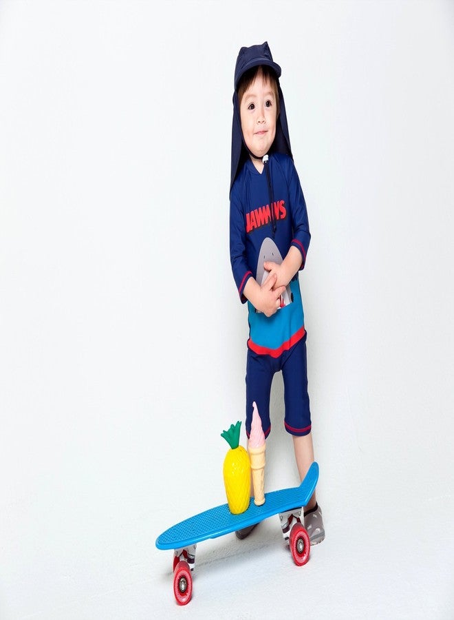 VAENAIT BABY Little Boys Swimsuit Rashguard Swimwear Jaws King Baby L - Image 5