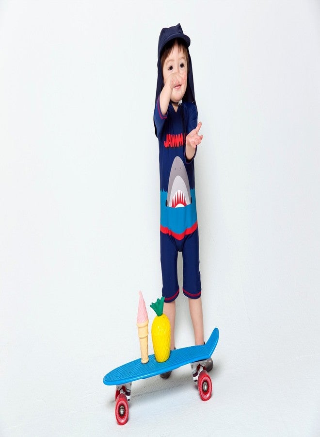 VAENAIT BABY Little Boys Swimsuit Rashguard Swimwear Jaws King Baby L - Image 3