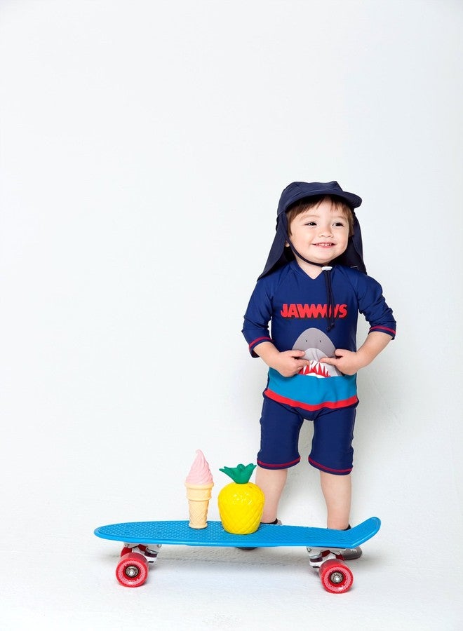 VAENAIT BABY Little Boys Swimsuit Rashguard Swimwear Jaws King Baby L - Image 4