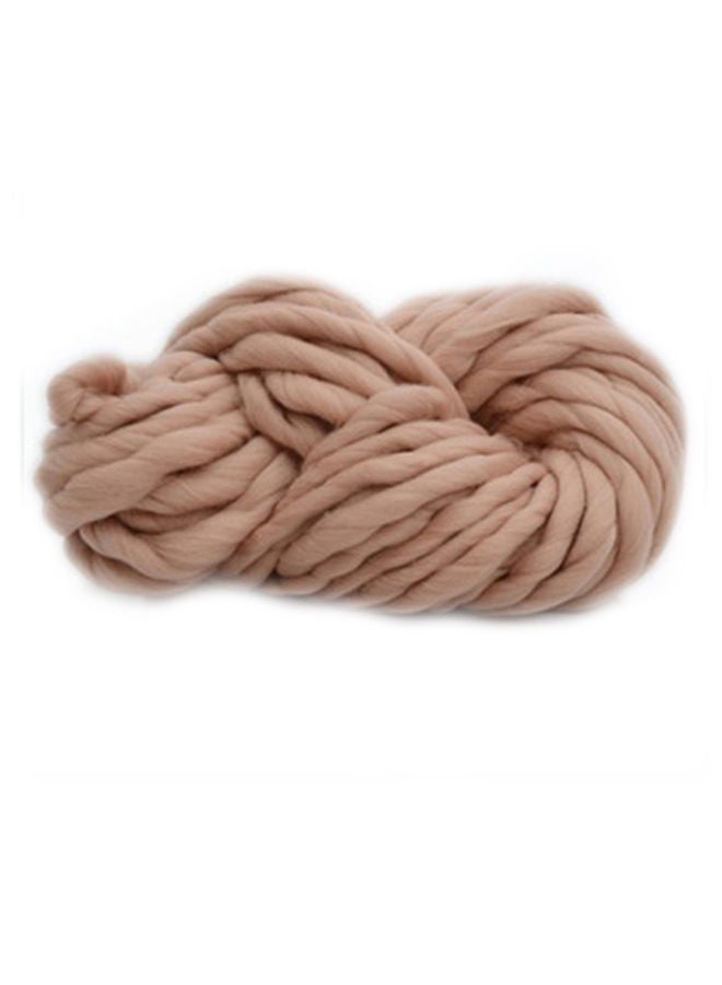 NIBEMINENT Wool Blend Coarse Yarn Brown - Image 1