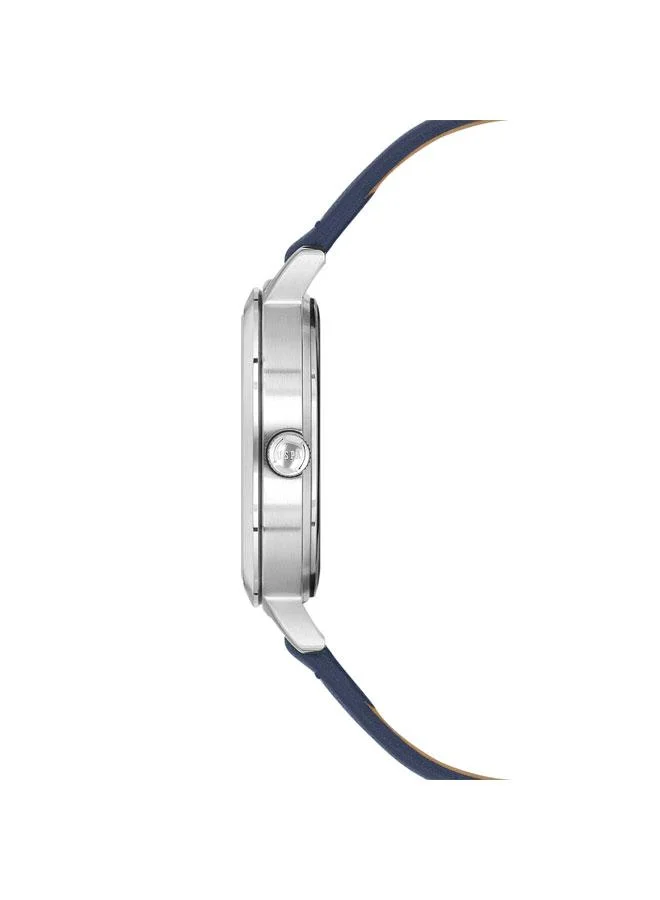 يو اس بولو اسن Stile 31mm Women's Watch with Blue Dial & Leather Strap
