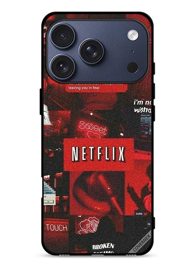 Covernex Apple iPhone 17 Pro Protective Case Cover Netflix Tags - Image 1