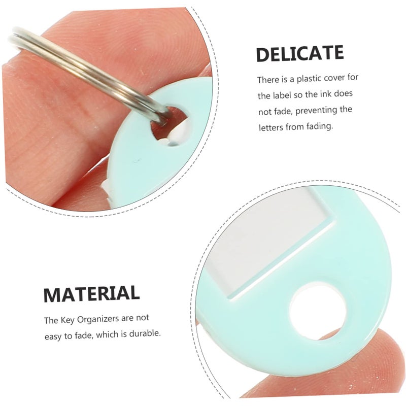 15 Pcs Mint Green Key Label Tags For Home Office Travel Organization - Image 5