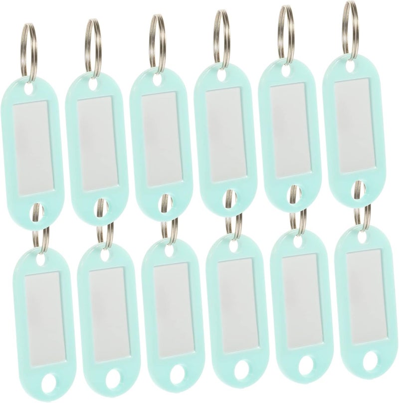 15 Pcs Mint Green Key Label Tags For Home Office Travel Organization - Image 1