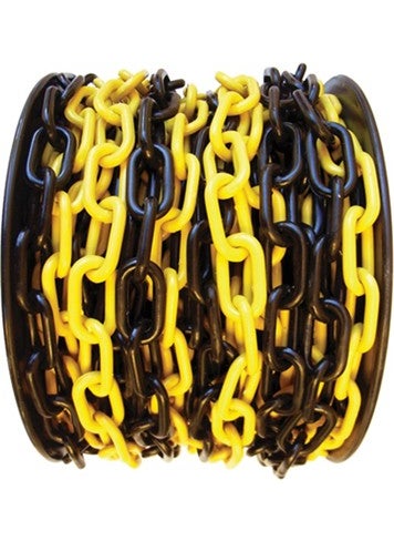 Zeplin - Airship Plastic Chain Yellow/black Traffic Pontoon Barrier Chain 5 Meters - Image 1