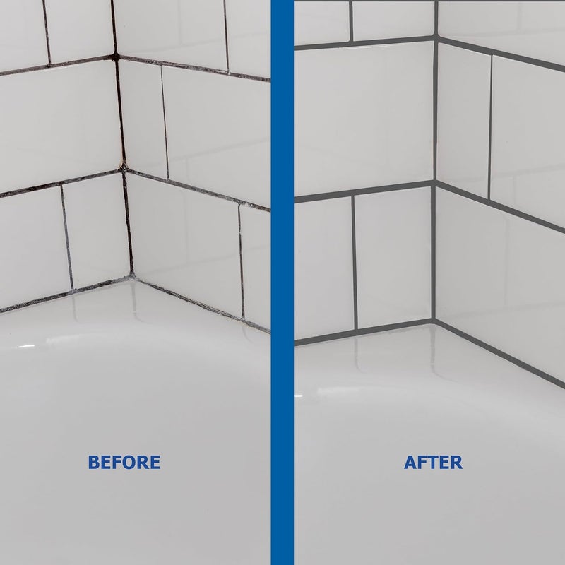 CESTA Tile Grout Repair Kit Squeeze Tube, Fast Drying, Waterproof Tile Grout Paint to Restore & Renew Tile Joints Line for Bathroom, Kitchen, Shower & Floor Tile (Grey, 8.8 oz) - Image 3