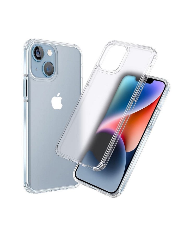 كابيفر جراب KAPAVER المصنوع من البولي كربونات لهاتف iPhone 14 شفاف غير لامع [مضاد لبصمات الأصابع] [مضاد للخدش] غطاء نحيف شفاف غير لامع مقاوم للصدمات مقاس 6.1 بوصة (شفاف غير لامع) - Image 3