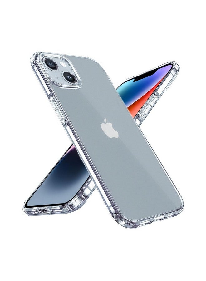 كابيفر جراب KAPAVER المصنوع من البولي كربونات لهاتف iPhone 14 شفاف غير لامع [مضاد لبصمات الأصابع] [مضاد للخدش] غطاء نحيف شفاف غير لامع مقاوم للصدمات مقاس 6.1 بوصة (شفاف غير لامع) - Image 1