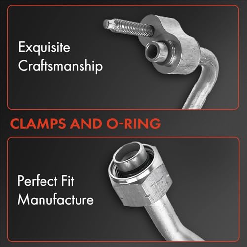 A-Premium A/C Suction and Discharge Line Hose Assembly Compatible with Chevrolet Cavalier 1996-2002, Pontiac Sunfire 1996-2002, L4 2.2L - Image 3