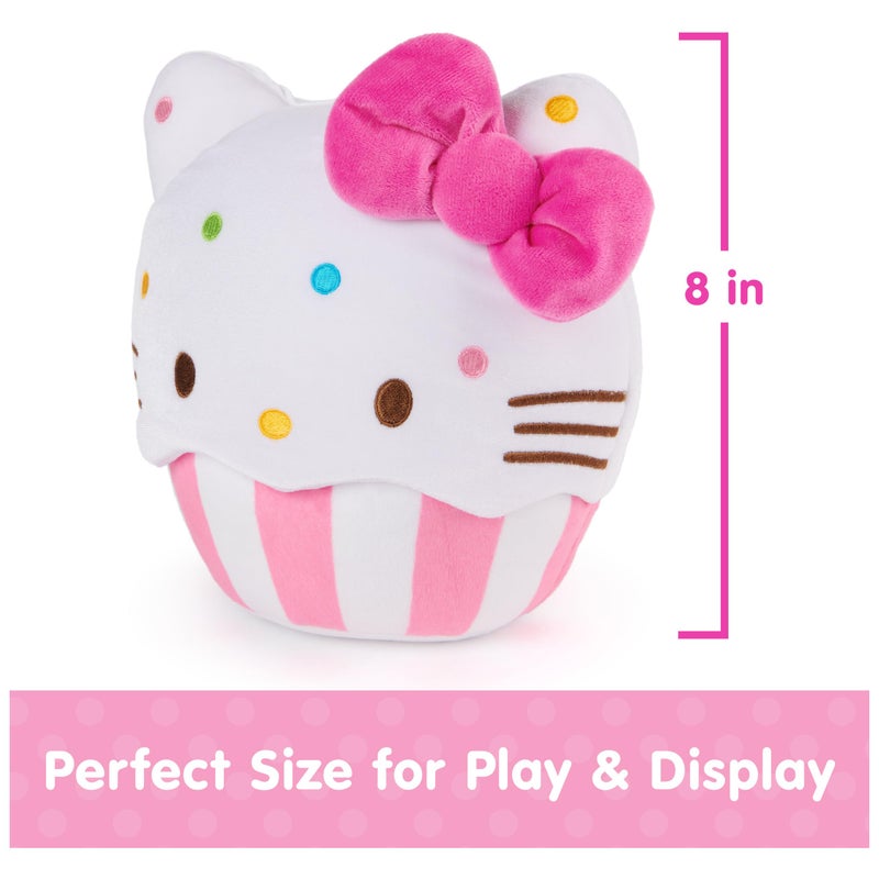 GUND Sanrio Official Hello Kitty Cupcake Plush, Stuffed Animal for Ages 1 and Up, Pink/White, 8â€ - Image 5