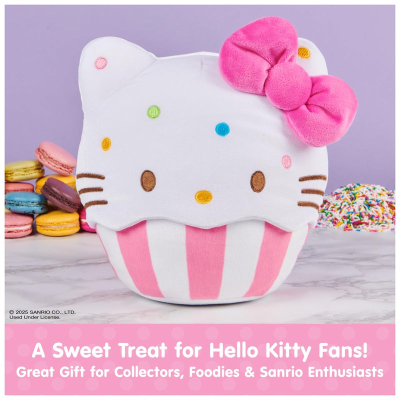 GUND Sanrio Official Hello Kitty Cupcake Plush, Stuffed Animal for Ages 1 and Up, Pink/White, 8â€ - Image 3