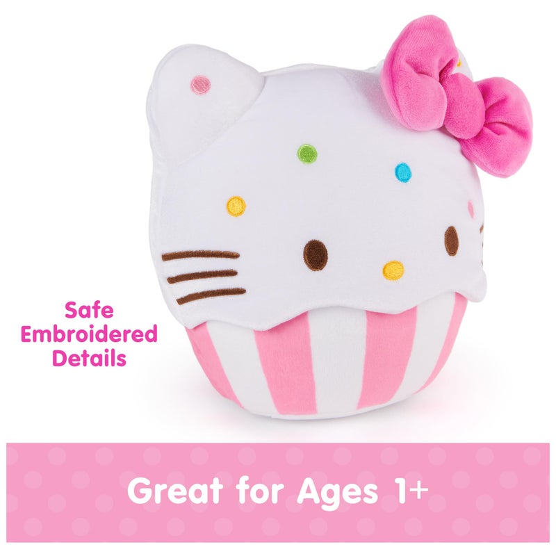 GUND Sanrio Official Hello Kitty Cupcake Plush, Stuffed Animal for Ages 1 and Up, Pink/White, 8â€ - Image 4