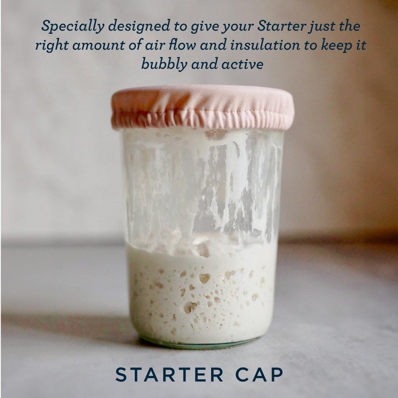 Esembly Sourdough Proofing Kit, Bread Storage Bag, Bread Proof Bowl Cover and Starter Cover - Reusable, Made with 100% TPU Washable Material and Organic Cotton Lined- 3-Piece Set - Fantastic Fungi - Image 4