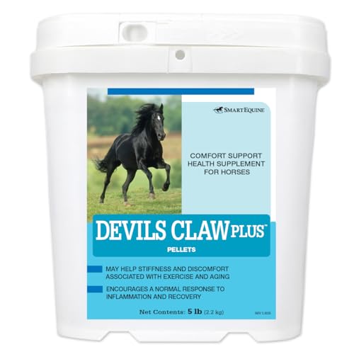 SmartEquine | Devil's Claw Plus Pellets | Horse Joint Supplement with Yucca for Horses | Supports Joint Strength, Comfort & Mobility | Antioxidant Support Supplement | 5 lb - Image 1