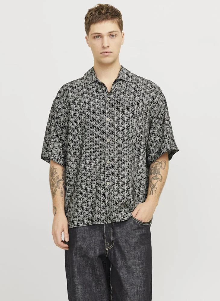 جاك & جونز Jormarshall Islington Relaxed Fit Shirt