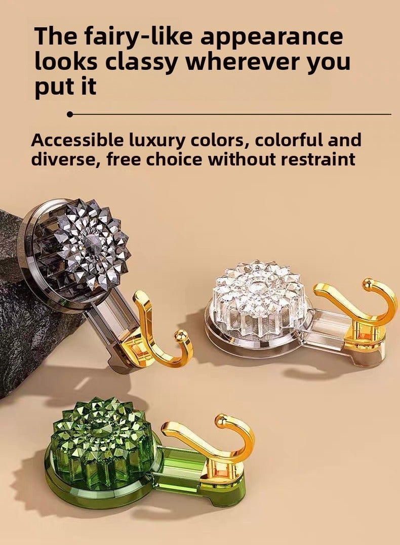 شنقا كوب الشفط السنانير للمطبخ والحمام وجدران الاستحمام والنوافذ والأبواب الزجاجية ، وسنانير كوب الشفط المعلقة ، لا غراء ، لا علامات ، لا أضرار للجدران سنانير شفط التفكيك السريع (3 قطع) - Image 4