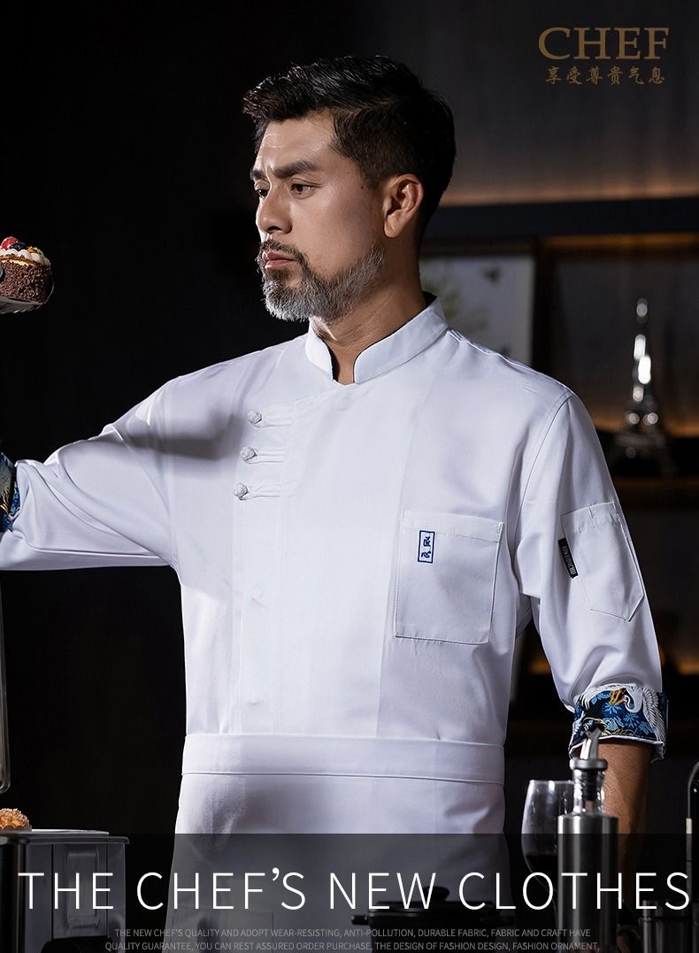 Gasin Senior Chef Workwear Jacket - Image 3