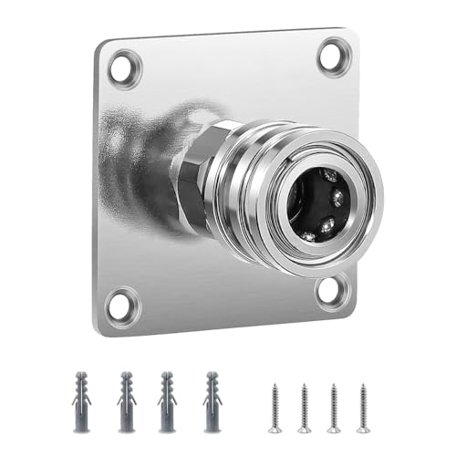 STARQ Pressure Washer Foam Cannon Holder, 1/4" Quick Connect Automatic Mount, Stainless Steel Nozzle Tip Organizer, Pressure Washer Accessory Storage Rack - Image 1