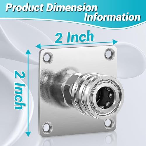 STARQ Pressure Washer Foam Cannon Holder, 1/4" Quick Connect Automatic Mount, Stainless Steel Nozzle Tip Organizer, Pressure Washer Accessory Storage Rack - Image 4