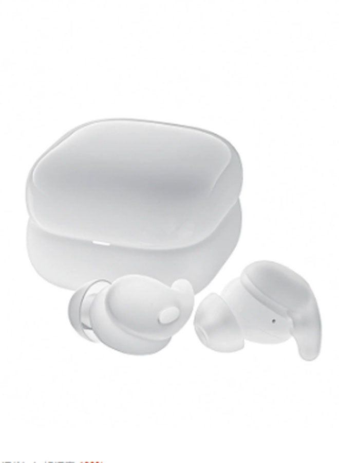 TWS True Wireless In-Ear Mini Bean-Style Bluetooth Earphones – Bluetooth 5.4, Noise Cancellation, Hi-Fi Lossless Sound Quality, Long Battery Life, No Delay, Compatible with iOS and Android Systems, Suitable for Gaming, Esports, and Sports (Pearl White) - Image 1