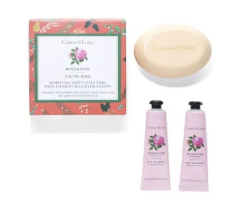 Crabtree & Evelyn Rosewater Bar Soap & Hand Therapy Gift Set - Image 4