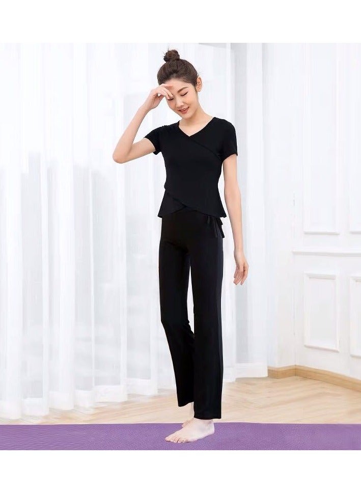 EBMINI New Pilates Yoga Training Fitness Clothing Set 