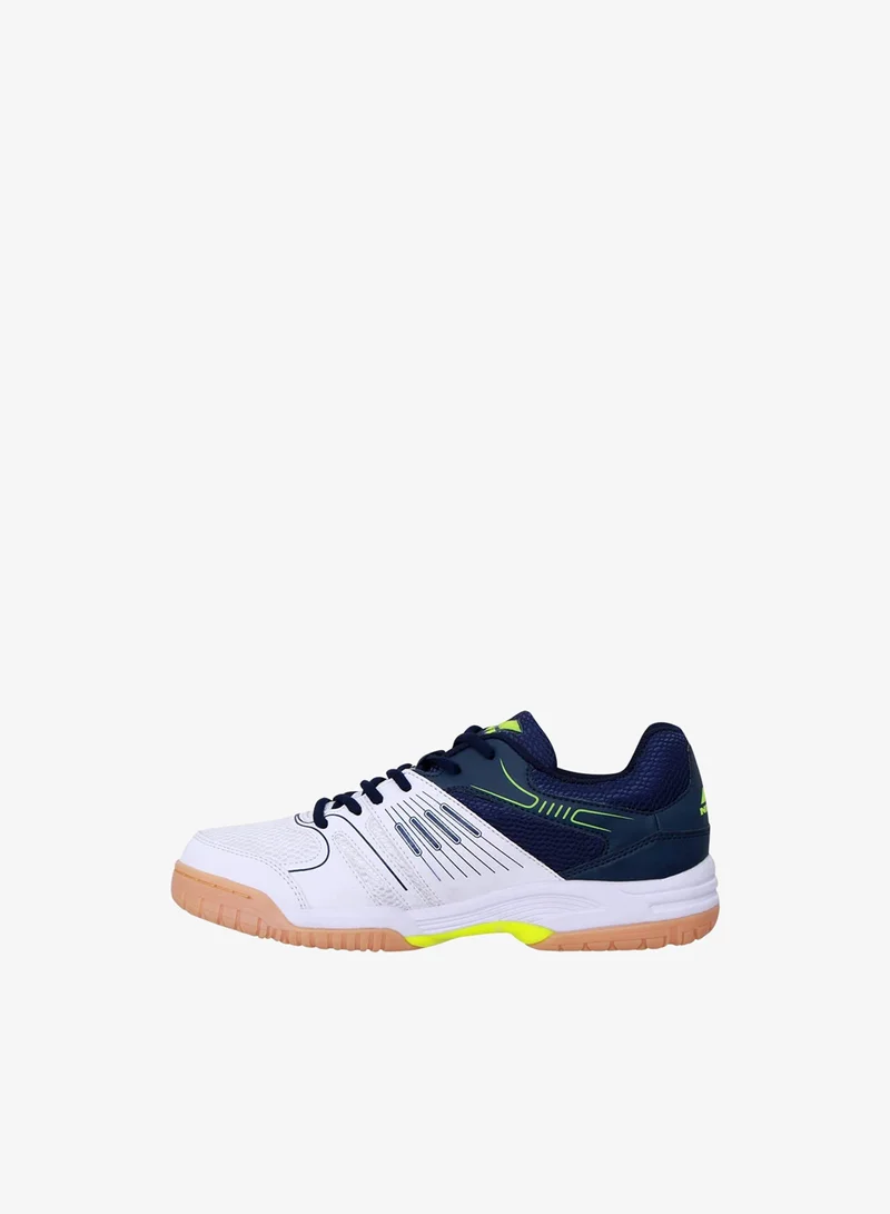 Nivia  Gel Verdict Badminton Shoes for Kids - Breathable Air Mesh & TPU Fusion Upper, DuofoamMidsole, Non-Marking Gum Rubber Outsole (Navy/White), UK07  | Best Price UAE