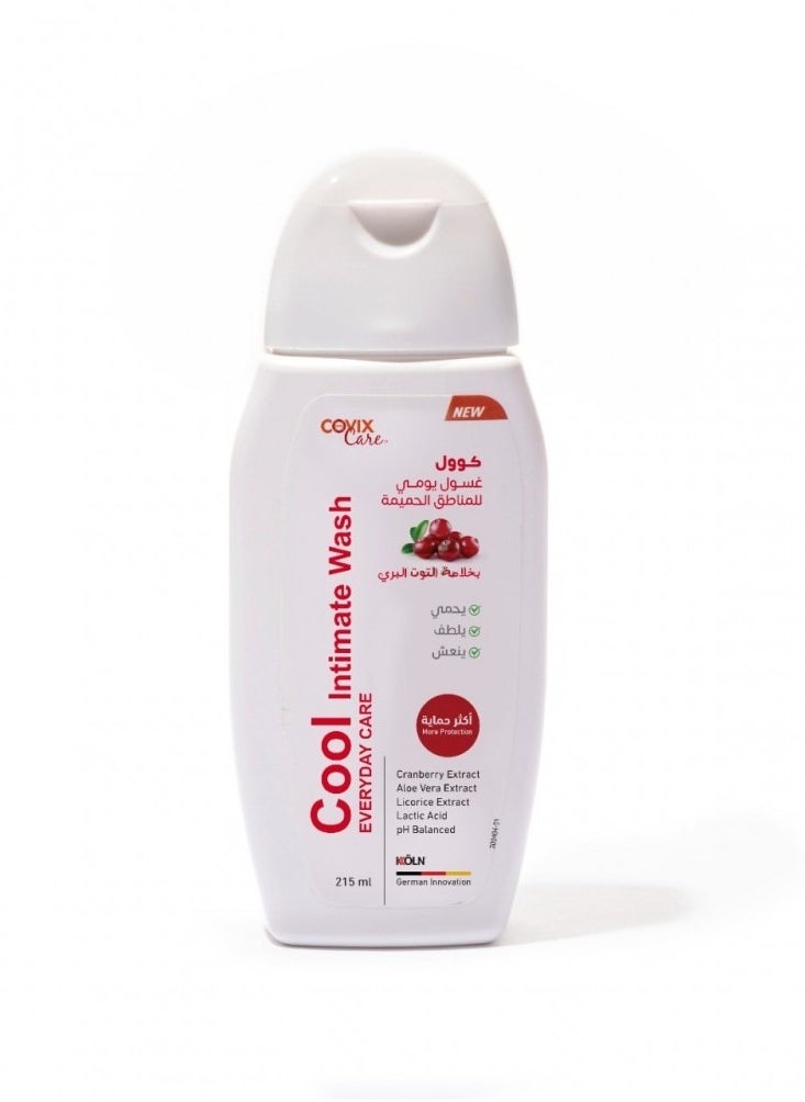 covix care Covix Care Cool Intimate Wash Everyday Care With Cranbberry Extract - 215ml 