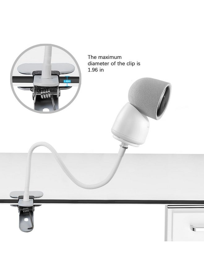 HOLACA - Flexible Twist Mount For Arenti Video Baby Monitor Camera Stand Bracket With 1/4 Threaded Hole Holder And Adjustable 360 Degree Mount For Crib Nursery (Clip Mount) - Image 1