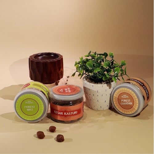 Vedic Air Freshener Use Living Room Office Home Fresheners Put 1 Tablet to Your Diffuser, Enjoy Long Lasting Aroma Set 4 (Aqua, Mist,Chandan, Kesar-Kasturi) - Image 2