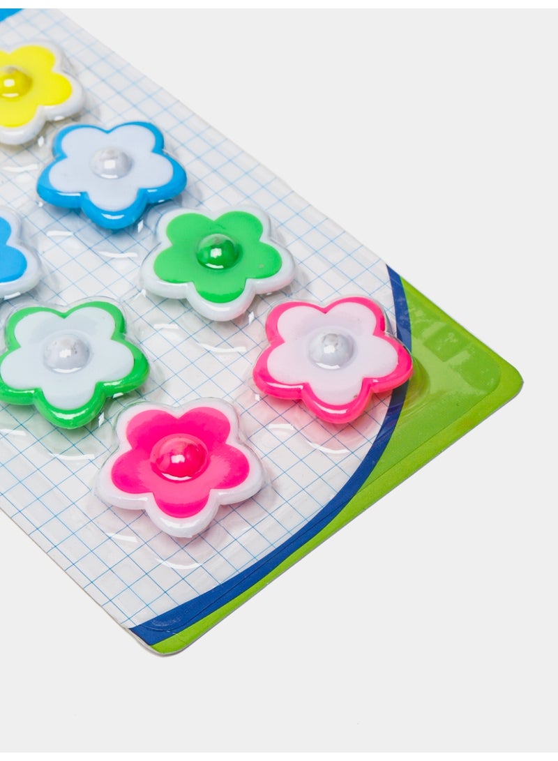 Magnets Flower Magnetic Pushpins – 8-Piece Colorful Flower-Shaped Magnets for Whiteboards & Refrigerators - Image 3